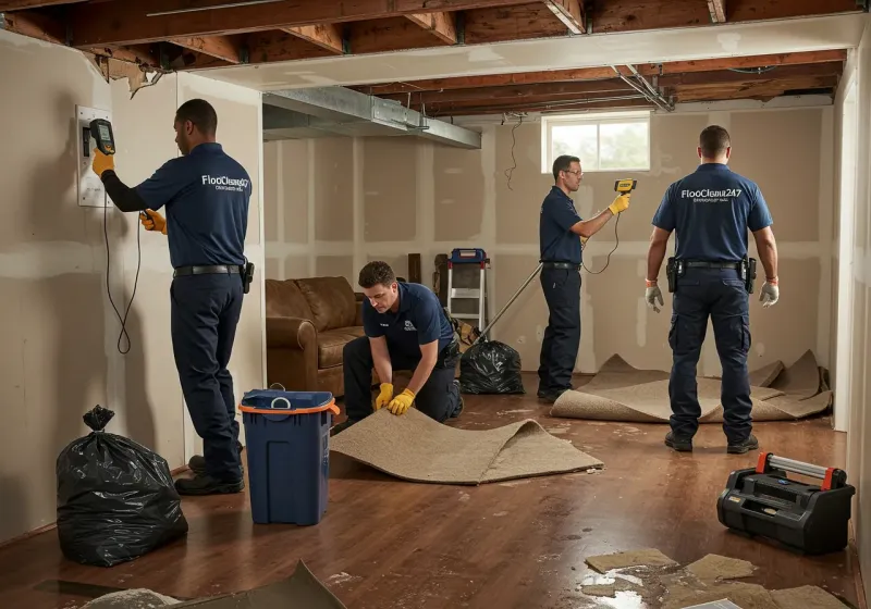 Flood DamageMaterial Assessment and Debris Removal process in Parks, AZ